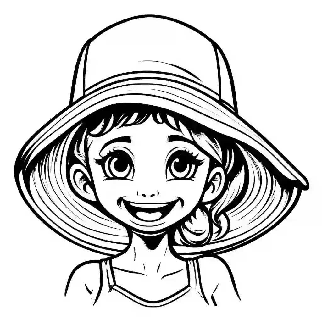 Sun Hat coloring pages